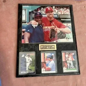 Mark McGuire And Sammy Sosa Homerun Plaque‎